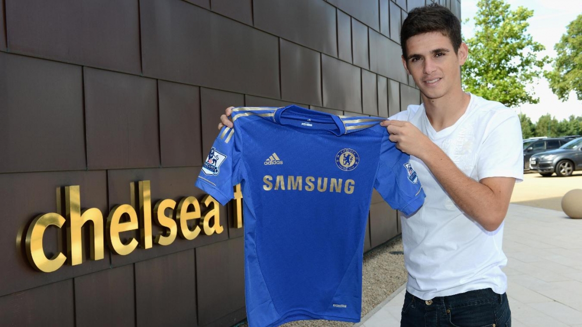 Oscar ra mắt Chelsea ngày này 9 năm trước. (Ảnh: Premier League). 