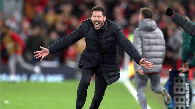 HLV Simeone gia hạn hợp đồng với Atletico Madrid đến năm 2021. (Ảnh: Getty).