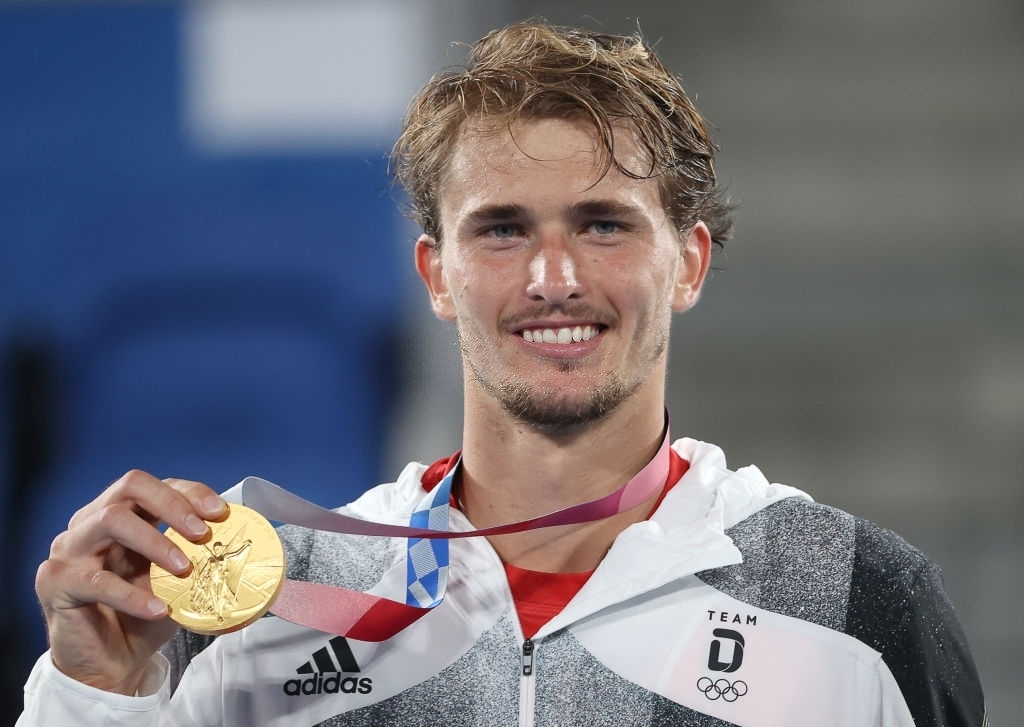 Alexander Zverev giành HCV Olympic Tokyo 2020 (Ảnh: Getty).