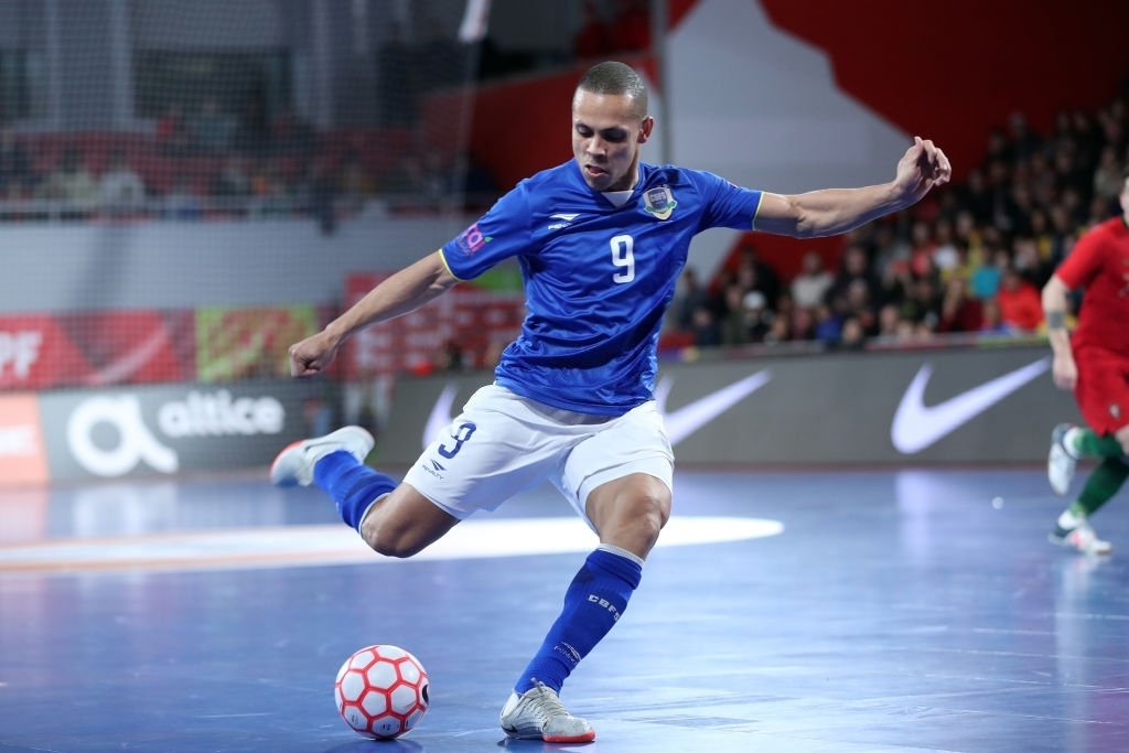Siêu sao Ferrao là cầu thủ đáng chú ý nhất của ĐT Futsal Brazil dự Futsal World Cup 2021. (Ảnh: Getty). 