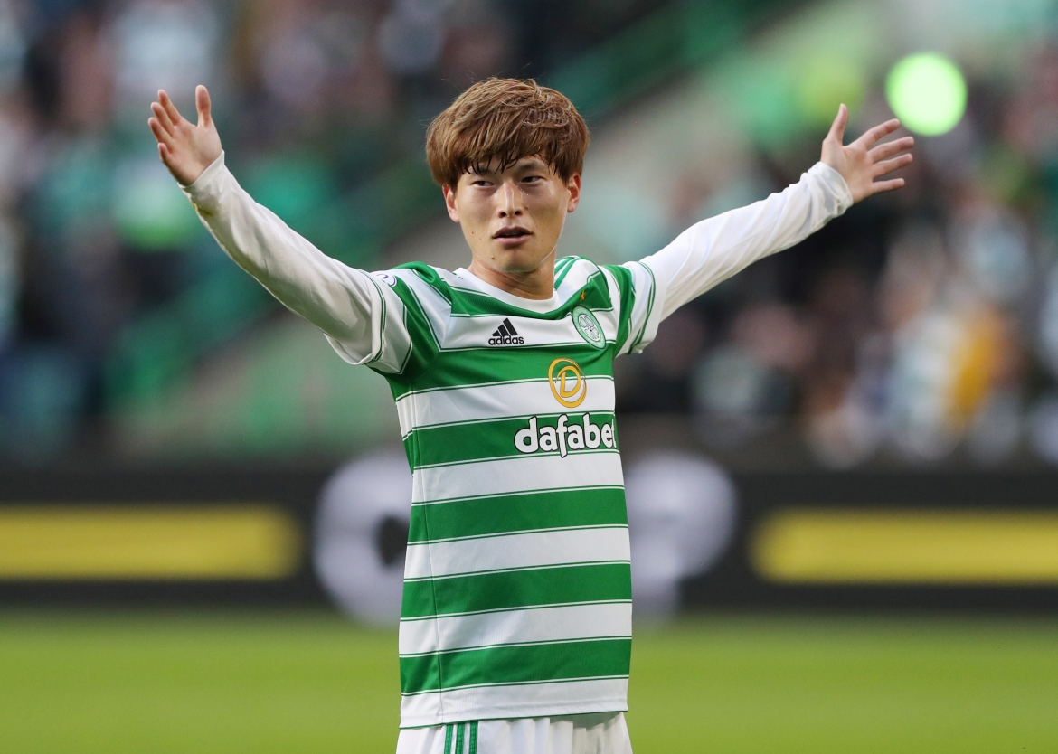 Kyogo Furuhashi đang có phong độ rất cao trong màu áo Celtic. (Ảnh: Reuters). 