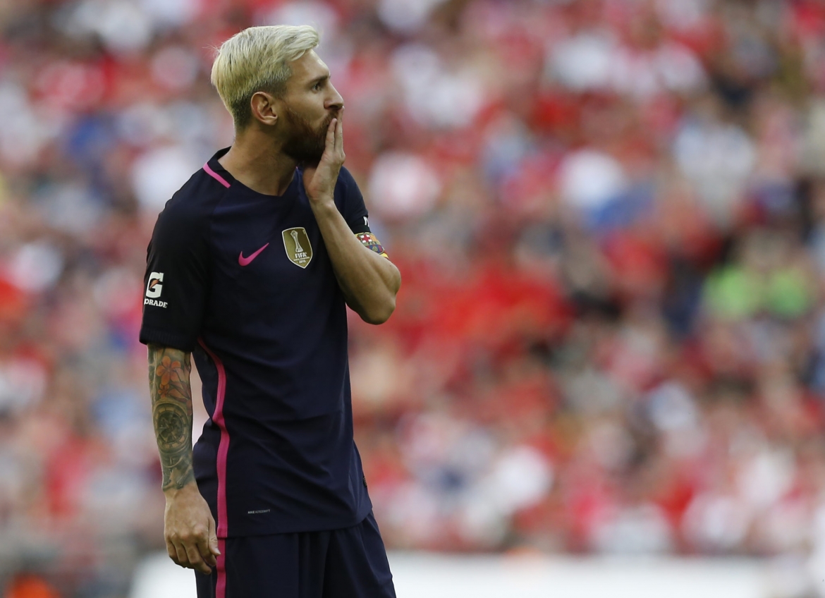 Hình ảnh Messi trong trận Barca thất bại trước Liverpool cách đây 5 năm. (Ảnh: Getty). 