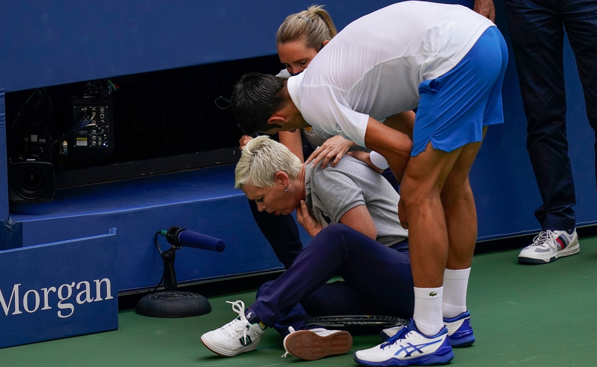 Ngày này 1 năm trước, Djokovic bị loại ở US Open bởi lý do ngoài chuyên môn. (Ảnh: USTA). 