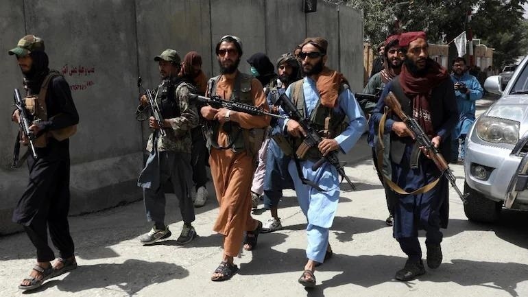 Lực lượng Taliban. Ảnh: AP.
