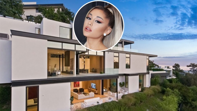 Căn biệt thự 3 tầng trị giá 14 triệu USD của nữ ca sĩ Ariana Grande.