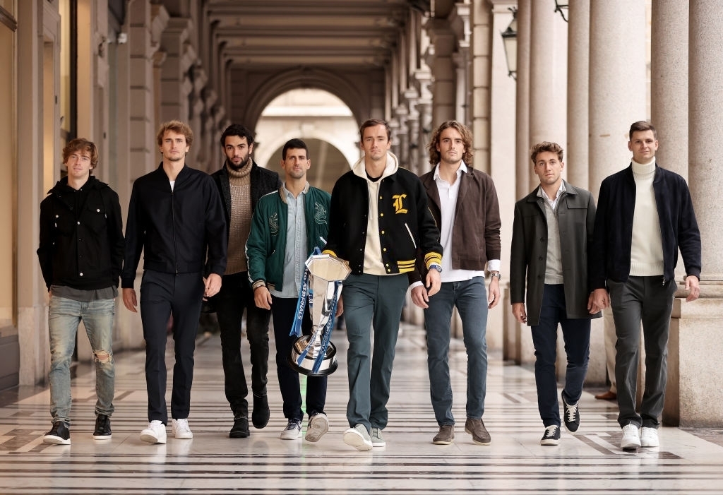 Các tay vợt tham dự ATP Finals 2021. (Ảnh: Getty). 