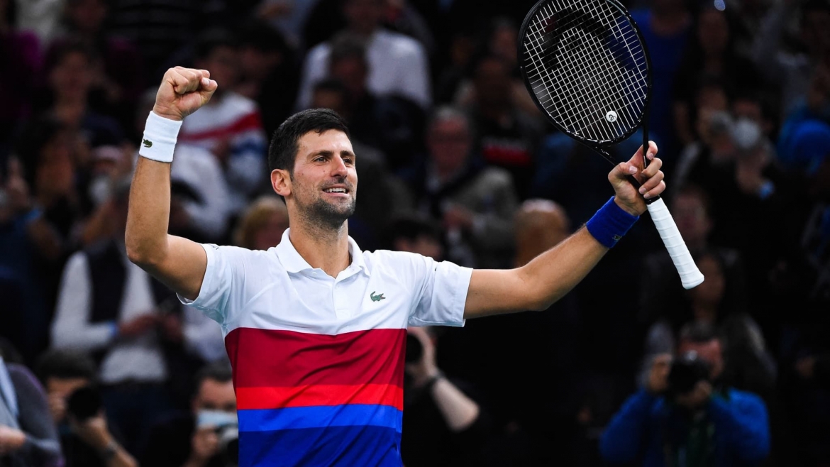 Djokovic đi vào lịch sử quần vợt thế giới. (Ảnh: Getty)