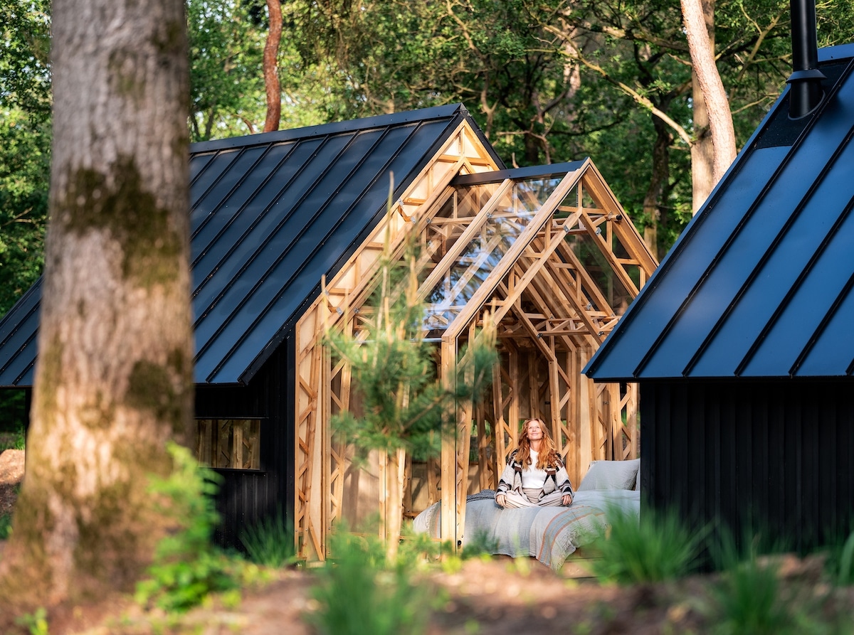 Những ngôi nhà cabin này không tốn nhiều chi phí để xây dựng.