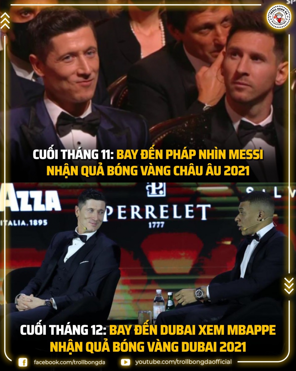 Robert Lewandowski lại kém duyên với danh hiệu.