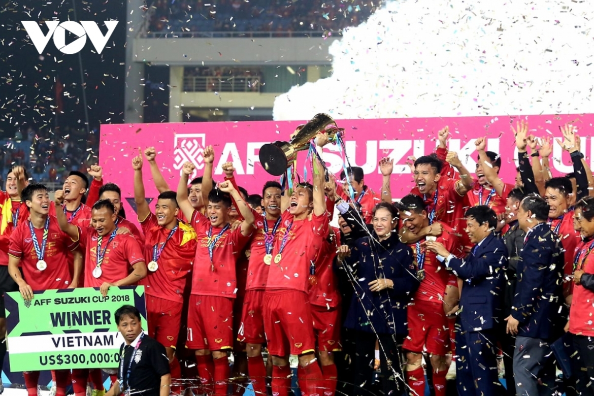 3 năm sau ngày đăng quang ở AFF Cup 2018, ĐT Việt Nam sẽ khởi đầu hành trình AFF Cup 2020 bằng trận đấu với ĐT Lào. (Ảnh: Trần Tiến). 