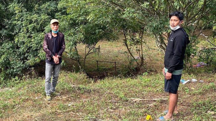 Đối tượng Hòa Viết Võ và Hoàng Ngọc Oai