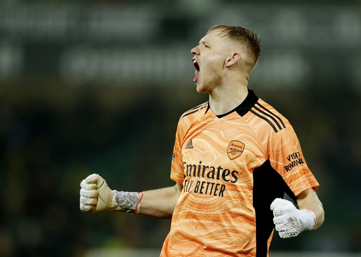 Thủ môn Aaron Ramsdale (Arsenal) 25 triệu Euro