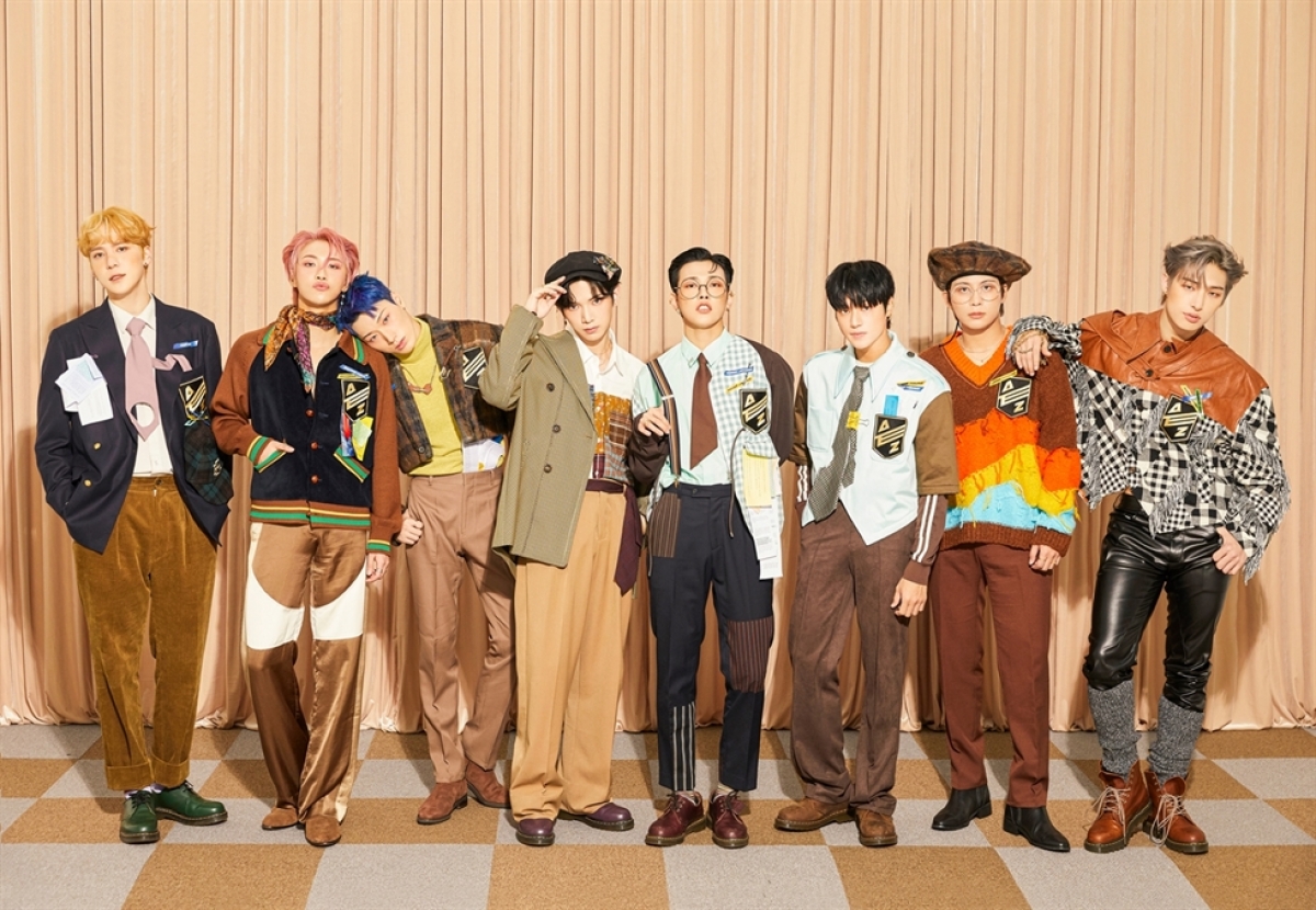 Nhóm nhạc ATEEZ: (Ảnh: KQ Entertainment)