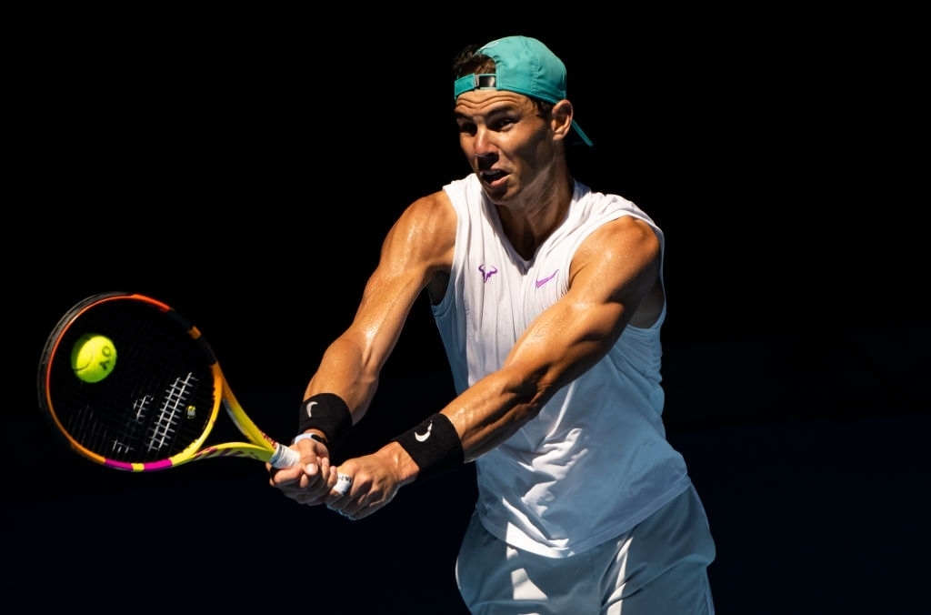 Sau khi Djokovic không thể dự giải, Nadal là tay vợt được chú ý nhất Australian Open 2022. (Ảnh: Getty). 