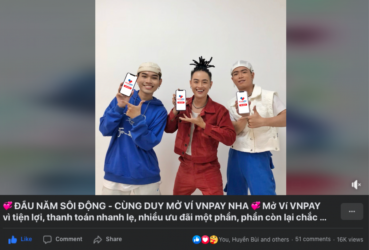 Ca sĩ Thanh Duy cover vũ điệu “Mở ví VNPAY” khiến các fans “đứng ngồi không yên”.