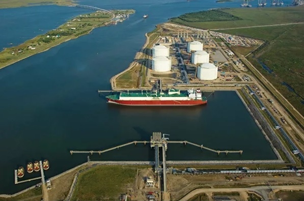 Cơ sở khí hóa lỏng Sabine Pass, bang Louisiana, Mỹ. Ảnh: AP