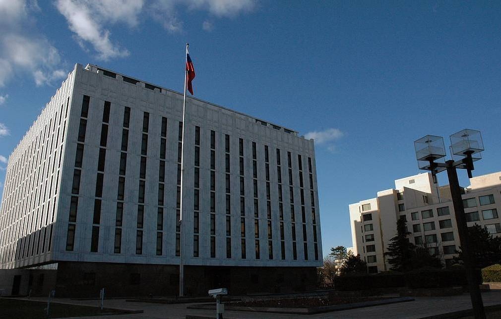 Đại sứ quán Nga tại Washington (Ảnh: TASS)