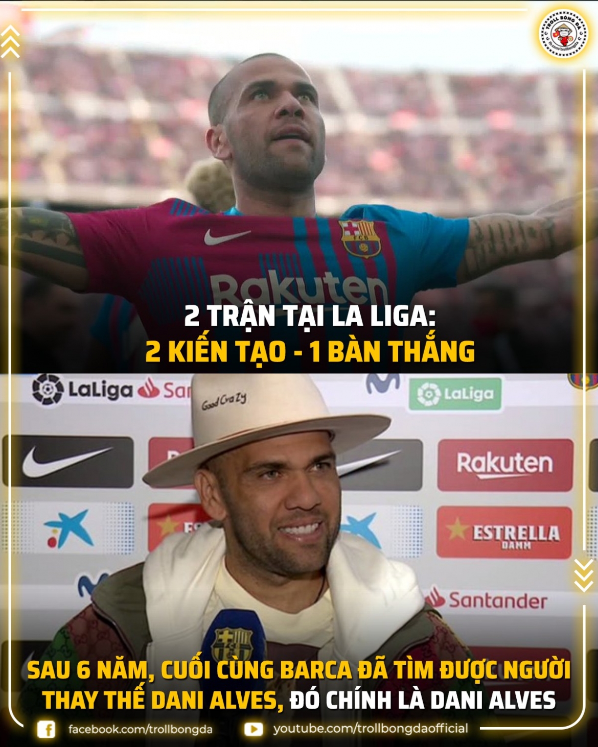 Dani Alves tỏa sáng khi trở về mái nhà xưa.