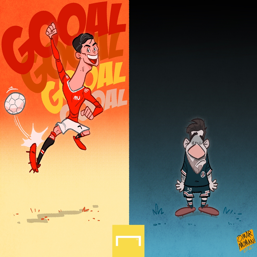 Ronaldo tỏa sáng giúp MU giành chiến thắng trong khi Messi đá hỏng 11m.