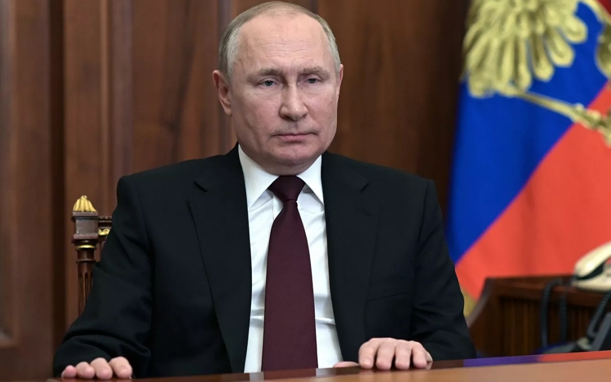 Tổng thống Nga Putin vào tháng 2/2022. Ảnh: Sputnik.