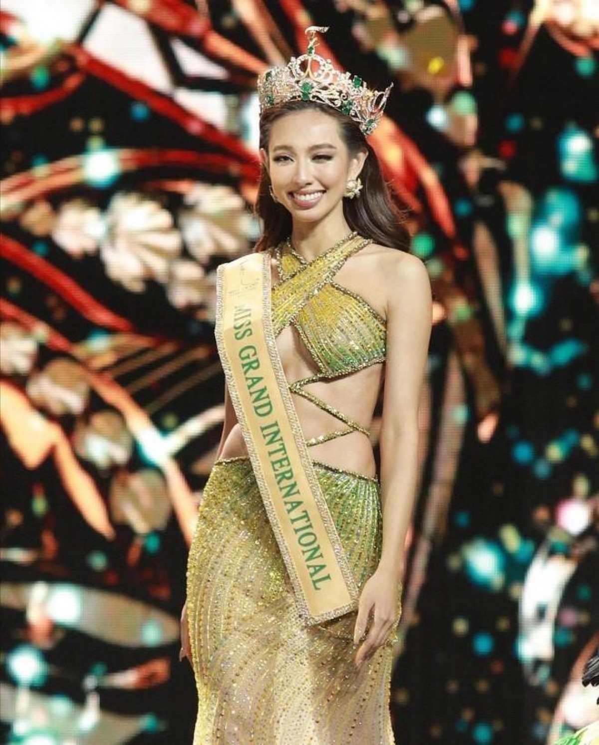 Thuy Tien is crowned Miss Grand International 2021 during the global pageant held in Thailand late last year. This is the first Vietnamese beauty who has won the pageant after eight years of competing in the contest.