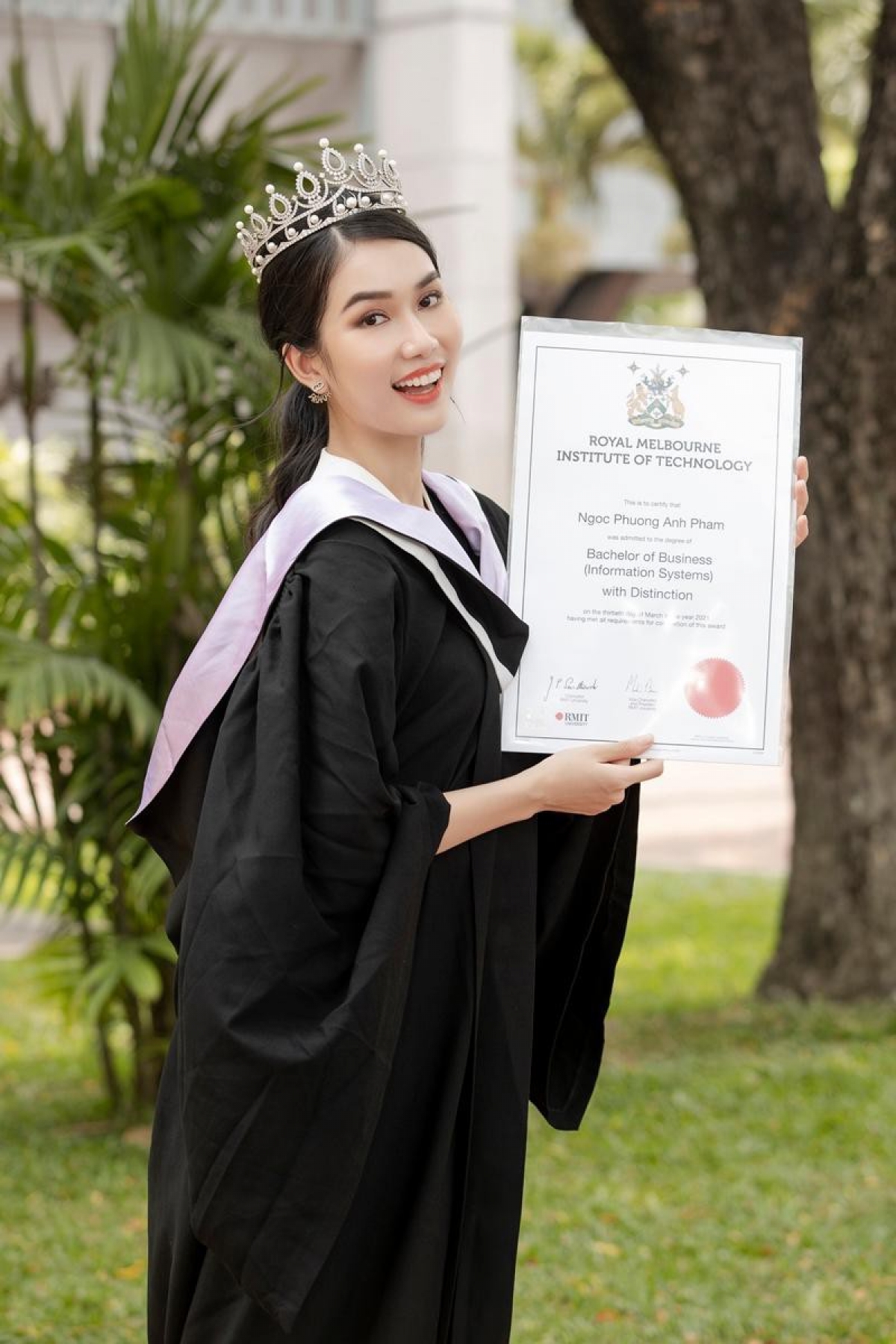 The girl from Ho Chi Minh City will represent Vietnam at the Miss International 2022 pageant which has been postponed for the COVID-19 pandemic and is scheduled to take place in Japan this coming autumn.