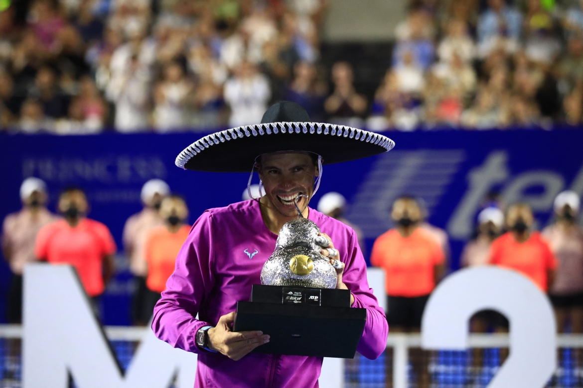 Nadal đang có số danh hiệu nhiều nhất ở mùa giải quần vợt thế giới 2022. (Ảnh: Reuters).