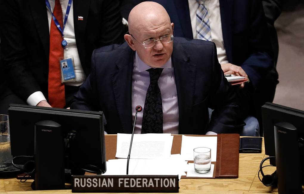 Đại sứ Nga tại Liên Hợp Quốc Vassily Nebenzia. Ảnh: Tass