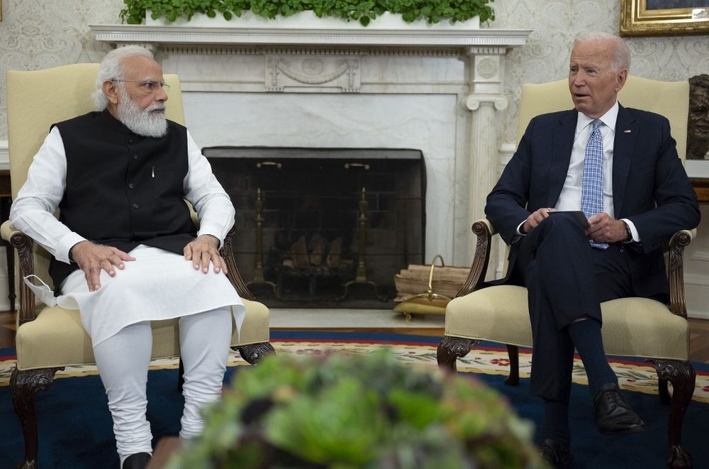 Thủ tướng Ấn Độ Narendra Modi và Tổng thống Mỹ Joe Biden. Ảnh: Reuters