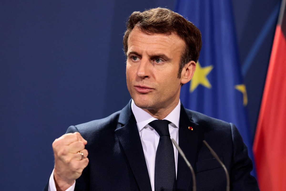 Tổng thống Pháp Emmanuel Macron. Ảnh: Reuters.