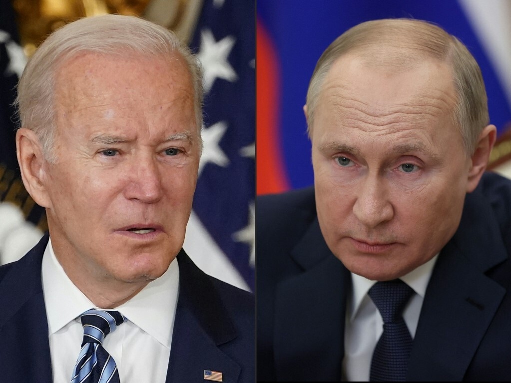 Tổng thống Mỹ Joe Biden và Tổng thống Nga Vladimir Putin.