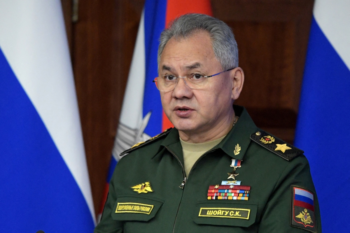 Bộ trưởng Quốc phòng Nga Sergei Shoigu. Ảnh: Reuters