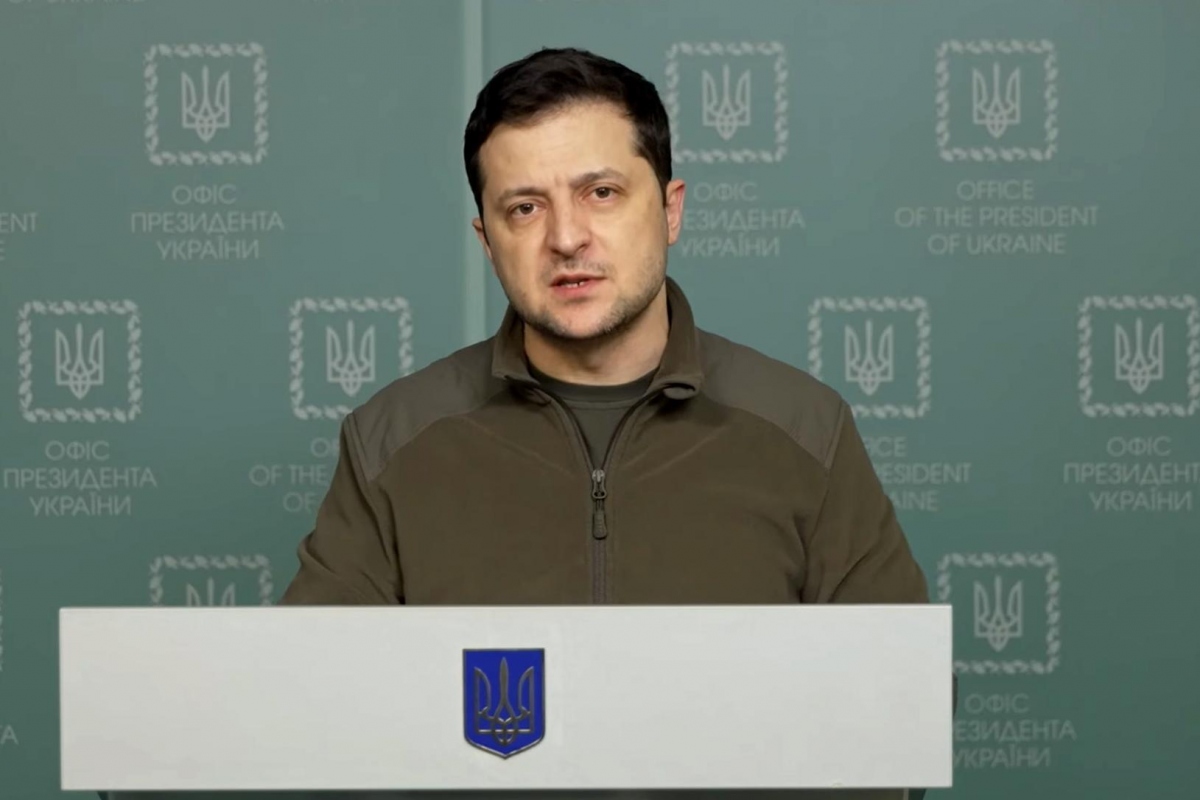 Tổng thống Ukraine Zelensky. Ảnh: EPA