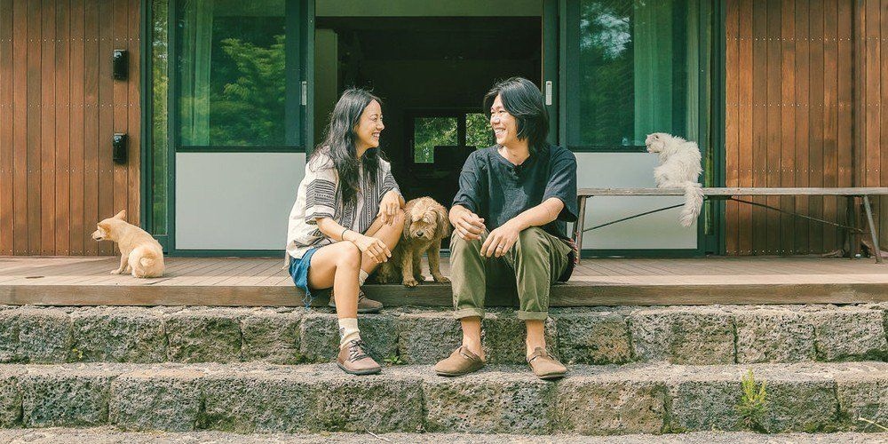 Lee Hyori và ông xã.