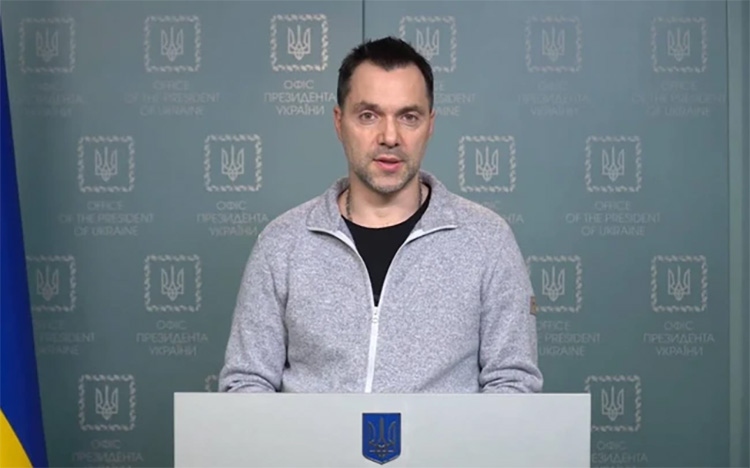 Cố vấn Tổng thống Ukraine, ông Alexey Arestovich. Ảnh: KT