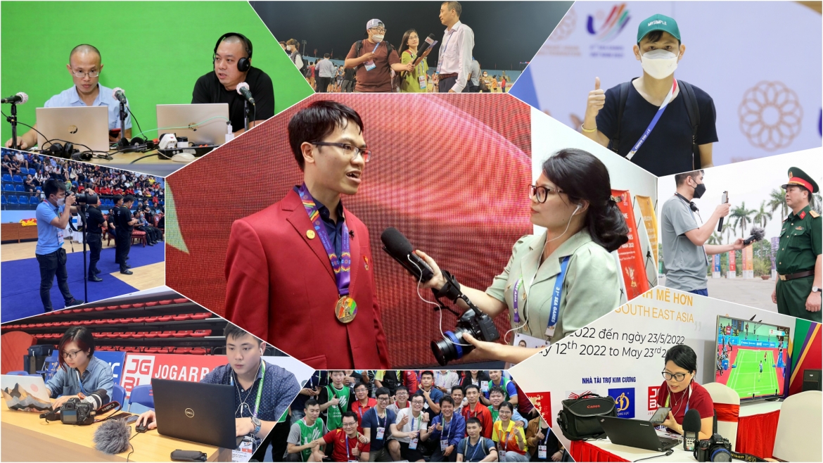 SEA Games 31 được tổ chức thành công tốt đẹp và truyền thông góp công không nhỏ vào sự thành công này. Với gần 50 phóng viên, biên tập viên, kỹ thuật viên tham gia tác nghiệp, Đài Tiếng nói Việt Nam (VOV) nói riêng đã cập nhật thông tin liên tục về đại hội để mang những tin tức nóng hổi nhất đến cho công chúng.