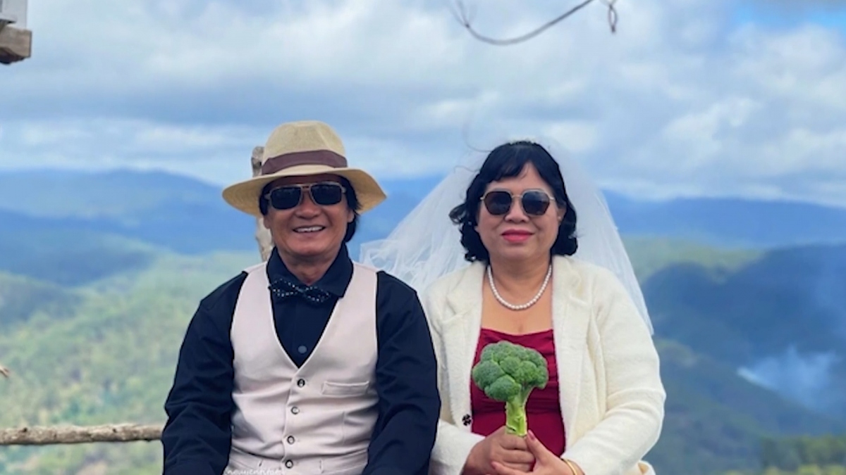 Vợ chồng chú Nguyễn Hoàng Diệu (64 tuổi) và cô Lê Thị Tiện Nhỏ (60 tuổi).