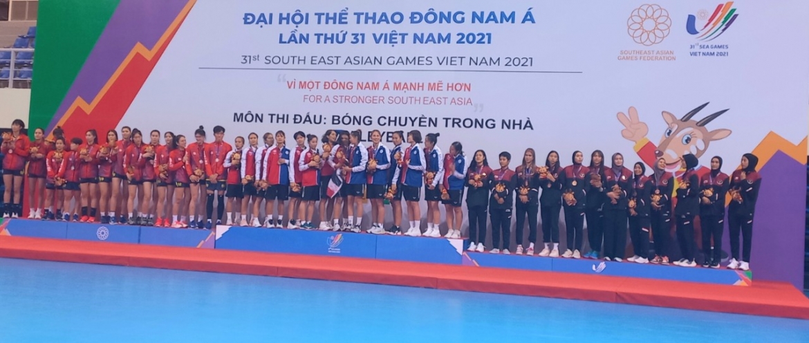 Môn bóng chuyền nữ tại SEA Games 31: Thái Lan đoạt HCV; Việt Nam đoạt HCB; Indonesia đoạt HCĐ.