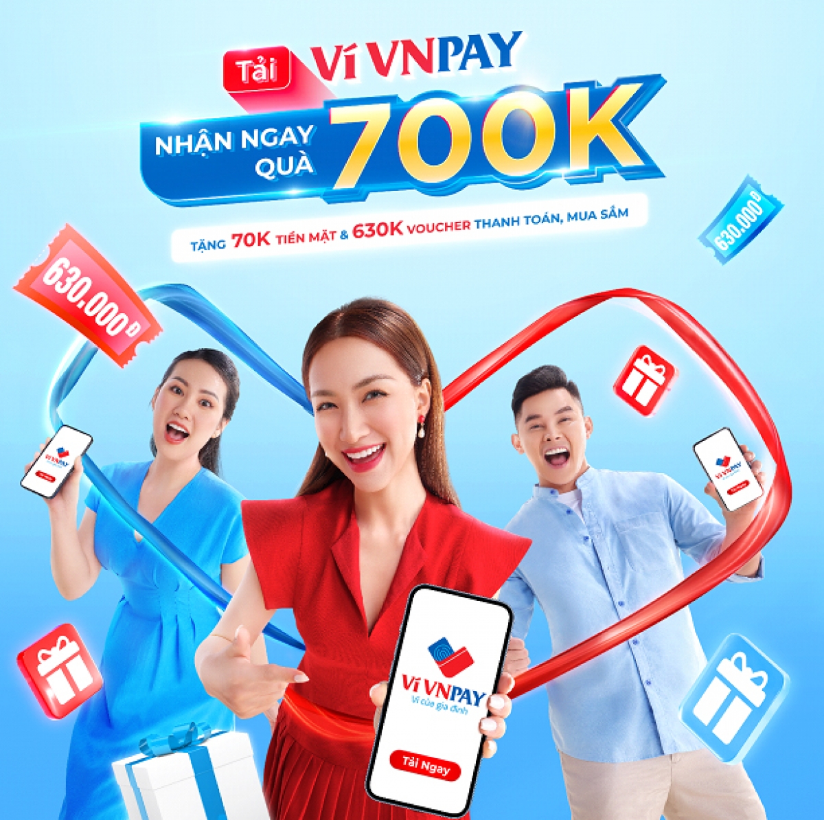  Cùng Hòa Minzy tham gia “Tải ví VNPAY – Nhận ngay quà 700.000 đồng” để rinh quà khủng