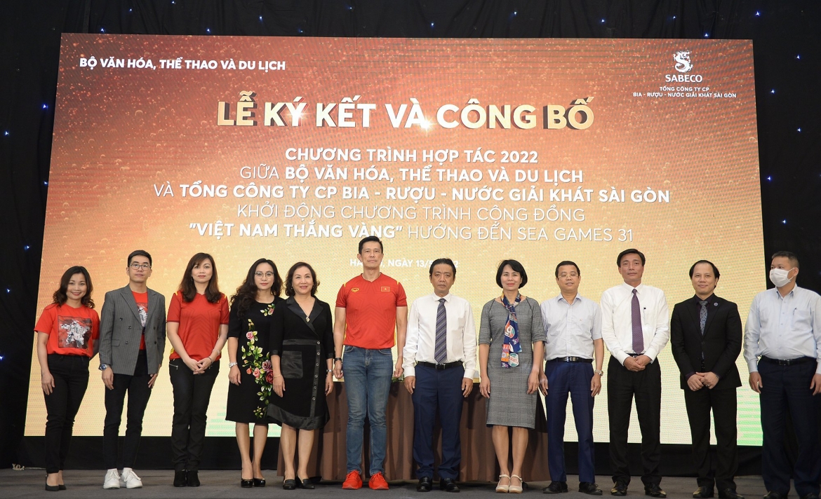 Đây là một phần trong khuôn khổ cam kết hợp tác giữa Bộ VHTT&amp;DL và SABECO trên lĩnh vực thể thao.