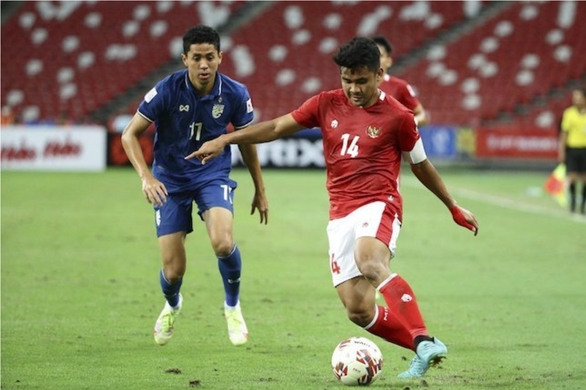 Asnawi Mangkualam (phải) là cầu thủ quan trọng của U23 Indonesia - Ảnh: AP