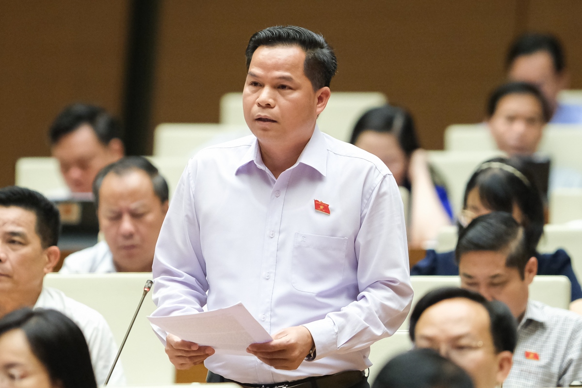 Đại biểu Bế Minh Đức, đoàn Cao Bằng.