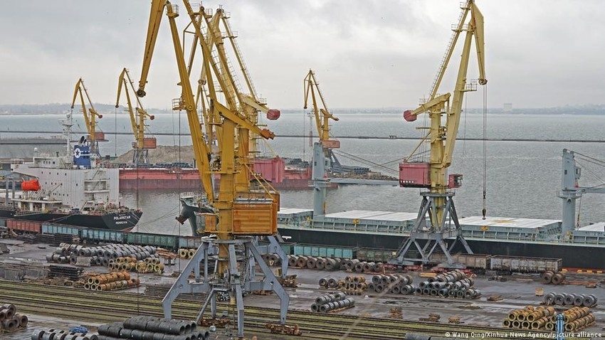 Cảng Odesa của Ukraine. Ảnh: Tân Hoa Xã