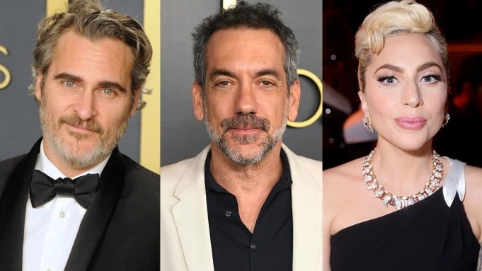 Từ trái sang: Diễn viên Joaquin Phoenix, đạo diễn Todd Phillips và ca sĩ Lady Gaga. Nguồn: Getty Images