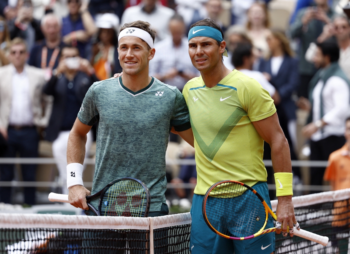 Tối 5/6, trận chung kết đơn nam Roland Garros 2022 đã diễn ra giữa Rafael Nadal và Casper Ruud. 