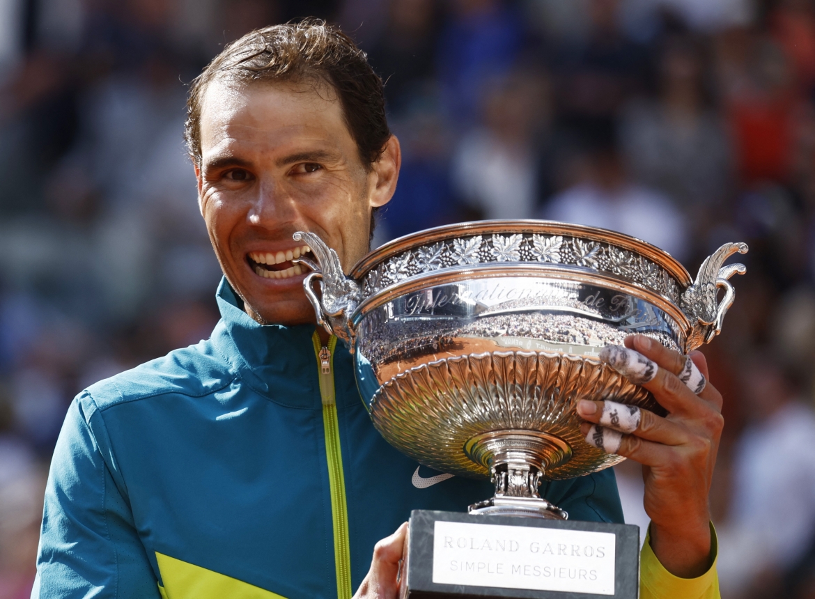 Nadal tiếp tục là tay vợt nam có nhiều danh hiệu Grand Slam nhất lịch sử quần vợt thế giới./. 