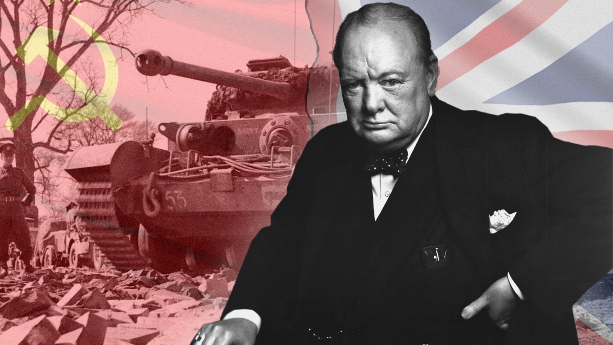 Thủ tướng Anh Churchill từng muốn tiêu diệt Liên Xô bằng biện pháp quân sự ngay sau Thế chiến II. Ảnh ghép: RBTH.