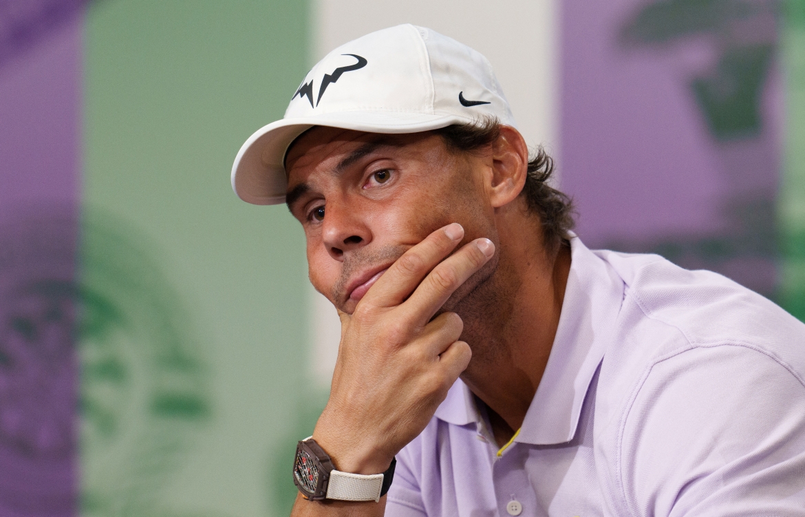 Sự thất vọng của Nadal. (Ảnh: Reuters). 