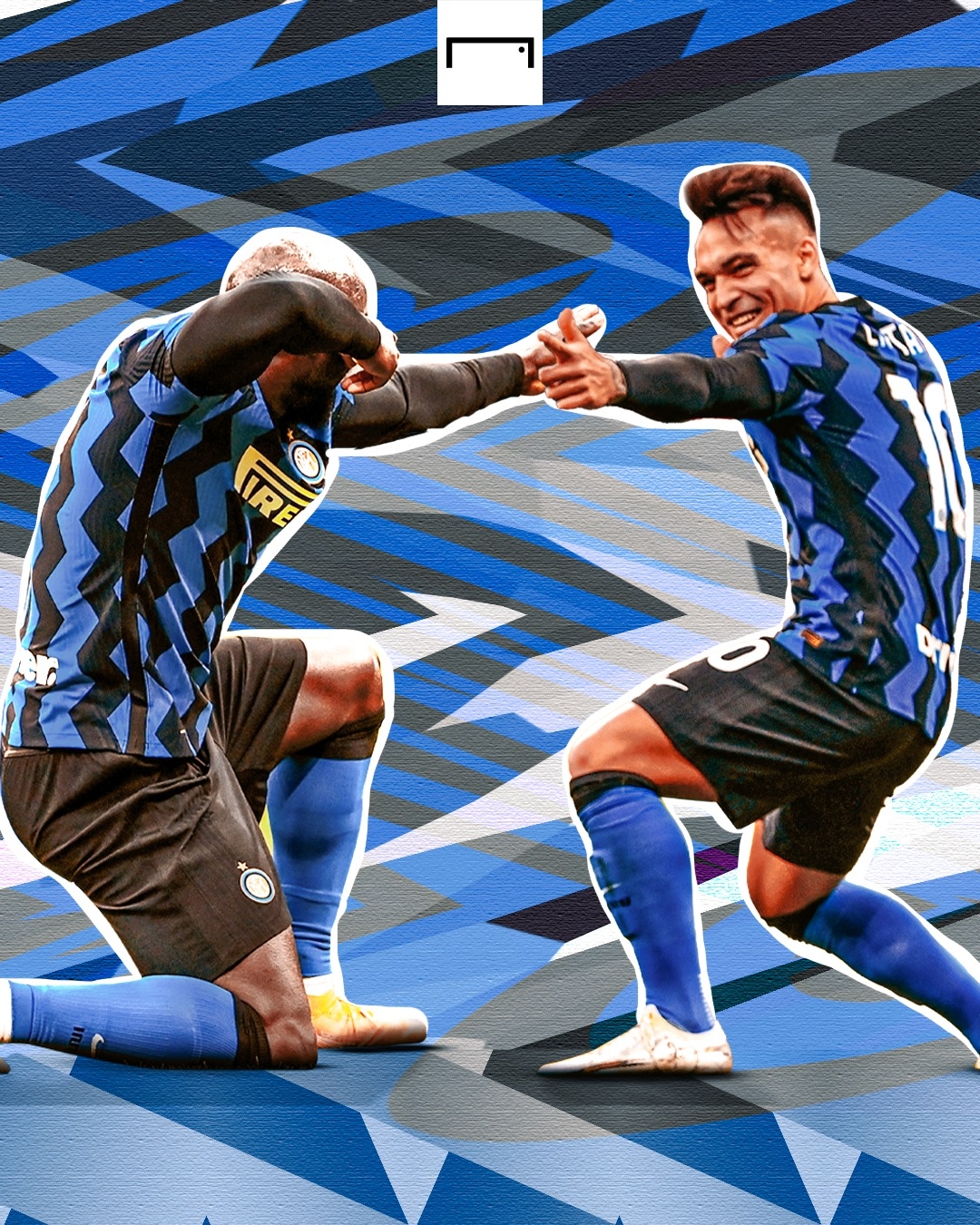 Song sát Romelu Lukaku - Lautaro Martinez tái hợp. (Ảnh: Goal)