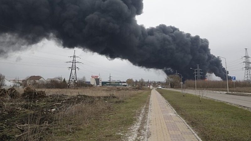 Các vụ nổ tại vùng Belgorod. Ảnh: Fars News.